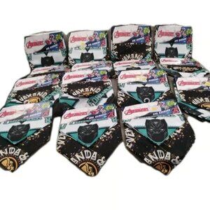 Lot Of 15 Black Panther Wakanda Forever 2 Pack Bandanas, NWT Marvel Avengers